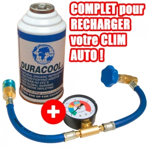 Pack Duracool 12a + raccordement clim auto R134a