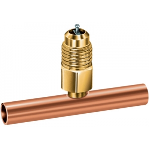 Valve Schrader 1/4'' sur T