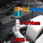 Pack FrostyCool 12a-yf  + raccordement gaz clim auto 2013 equiv 1234YF