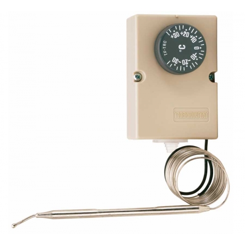 Thermostat Electromecanique  -35 à +35°C avec bulbe sonde séparée