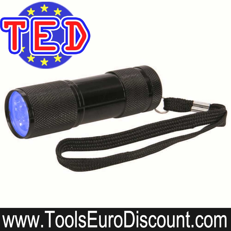 Détecteur de fuite de climatiseur automatique, lampe de poche de test de  fuite AC de voiture 21 LED, kit d'outils de détection de fuite de  réfrigérant de lampe de poche UV, colorant