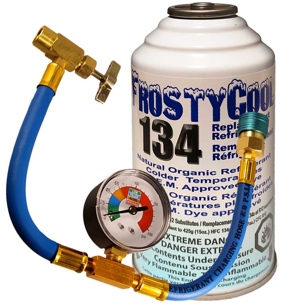 Kit gaz Frostycool 134 + System Sealer + raccord